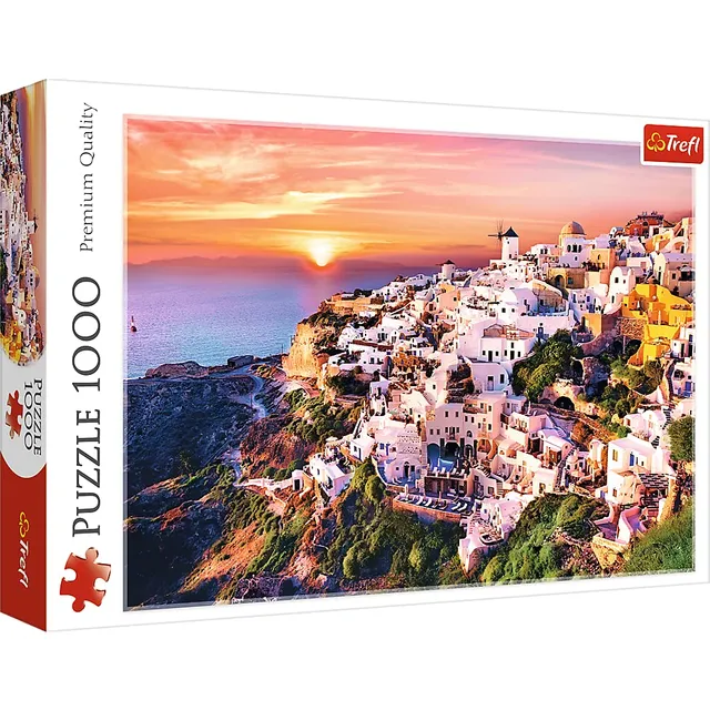 trefl-red-10435-santorini-puzzle-1000-pi-ces-paysage image 1