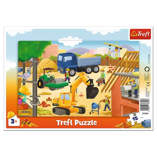 trefl-sur-le-chantier-puzzle-cadre-15-pi-ces-d-s-3-ans image 1