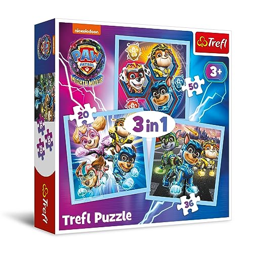 trefl-red-paw-patrol-mighty-movie-puzzle-3-en-1-20-50-pi-ces image 8