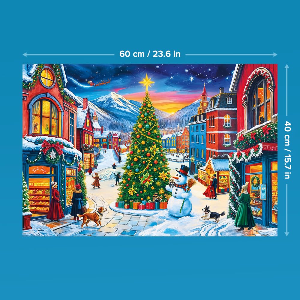 trefl-red-23104-puzzle-300-pi-ces-village-de-no-l image 2
