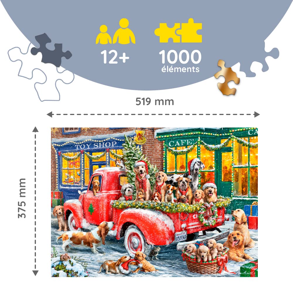 trefl-wood-craft-les-aides-du-p-re-no-l-puzzle-bois-1000 image 3