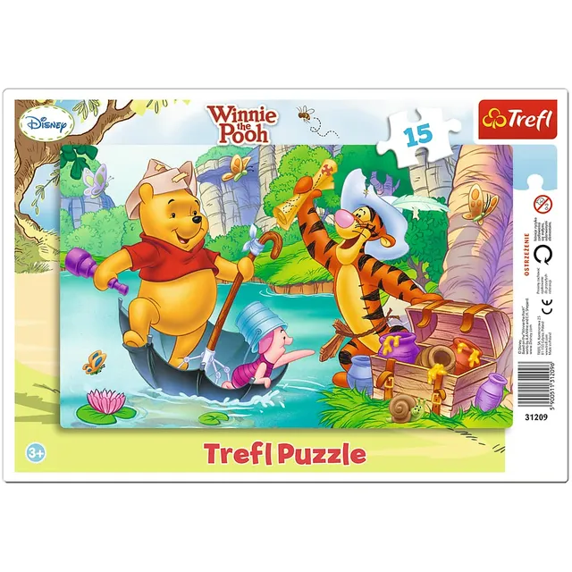 trefl-red-31209-winnie-puzzle-cadre-15-pi-ces image 1