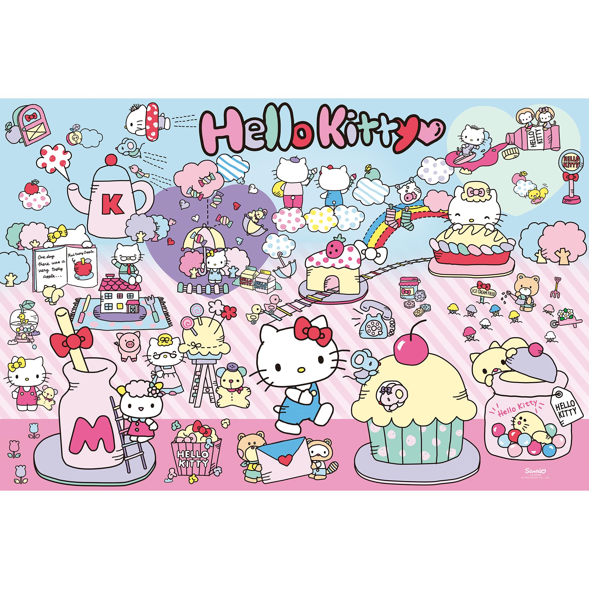 trefl-red-hello-kitty-300-pi-ces-puzzle-enfant-8-ans image 2