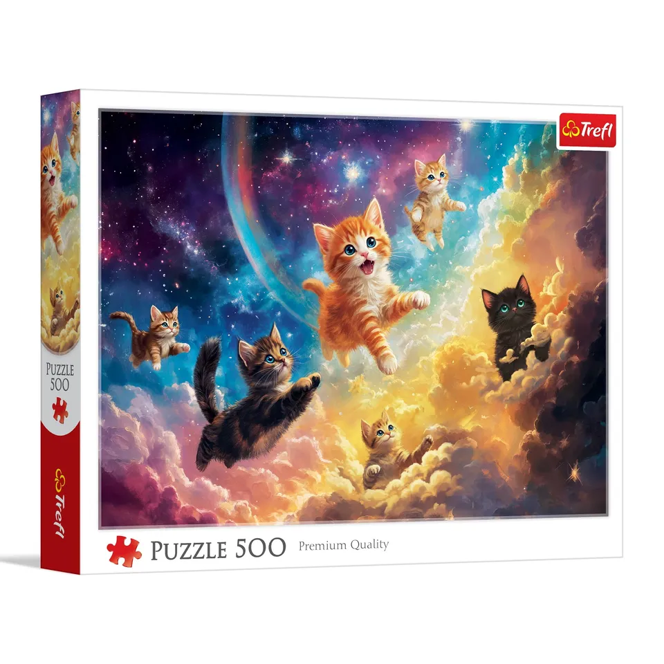 trefl-red-space-cats-chats-puzzle-500-pi-ces-d-s-10-ans image 1