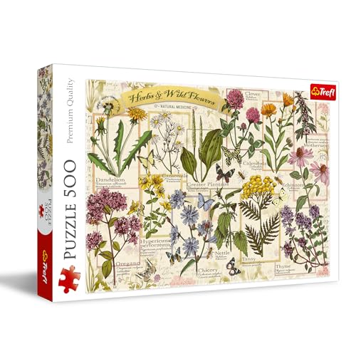 trefl-herbier-herbes-m-dicinales-puzzle-500-pi-ces-r-tro image 7