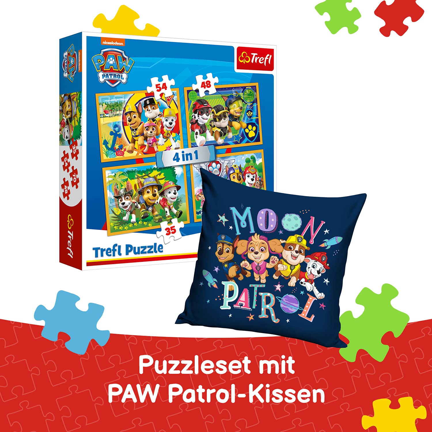 trefl-red-pat-patrouille-puzzle-coussin-d-s-4-ans image 2