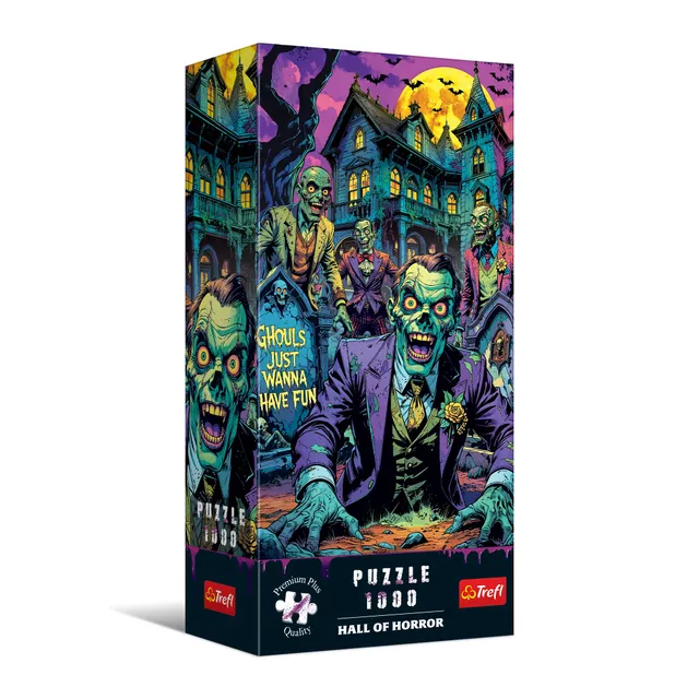 trefl-premium-plus-hall-of-horror-puzzle-1000-pi-ces-zombie image 1