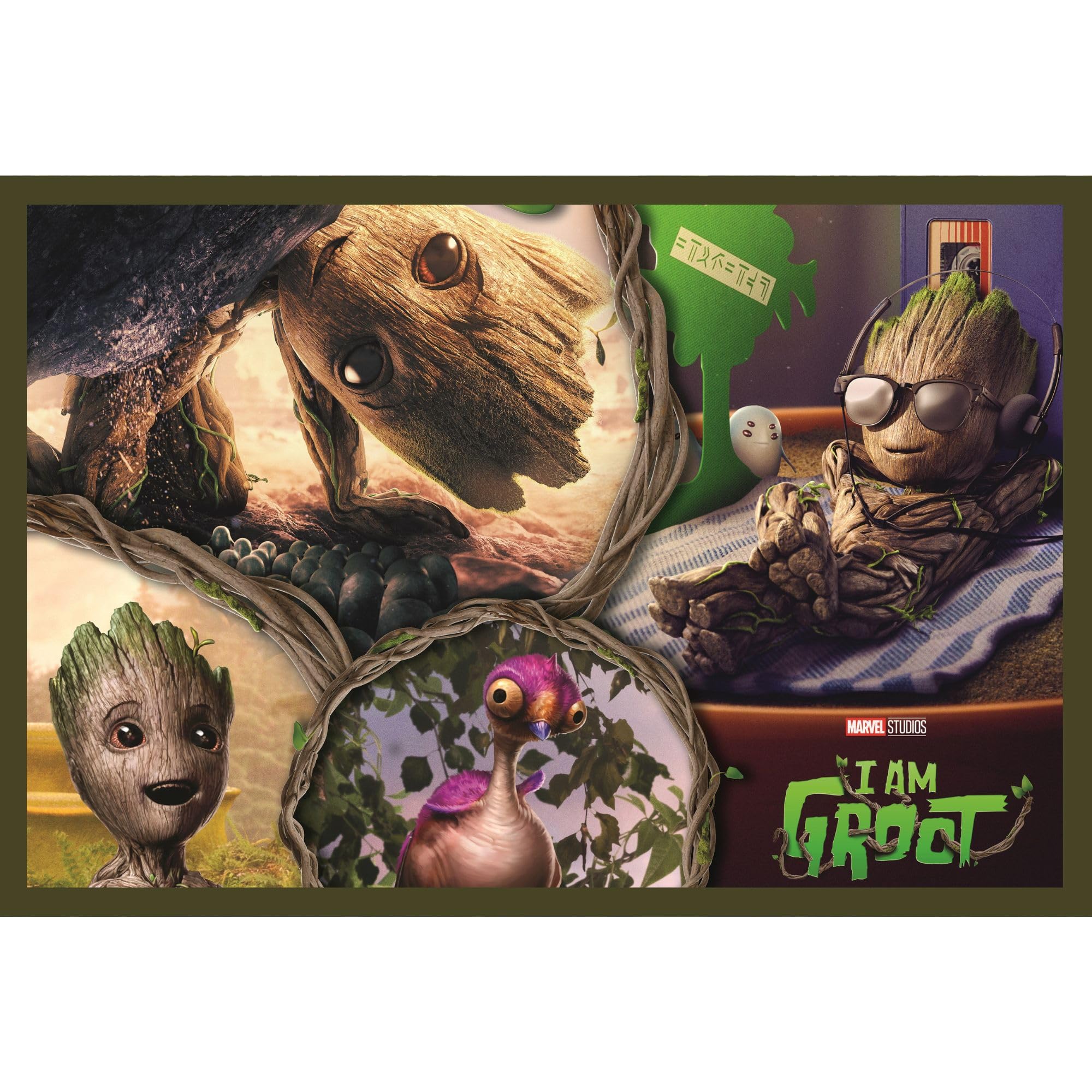 trefl-red-guardians-of-the-galaxy-puzzle-2x200-pi-ces-groot image 2
