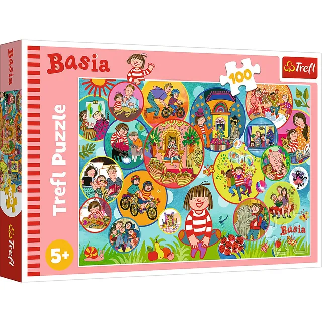 trefl-red-basia-puzzle-100-pi-ces-journ-e-avec-basia-5-ans image 1
