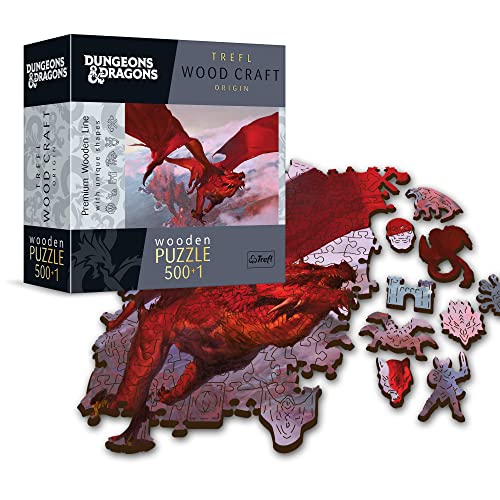 trefl-wood-craft-dungeons-dragons-puzzle-bois-500-1-dragon image 8