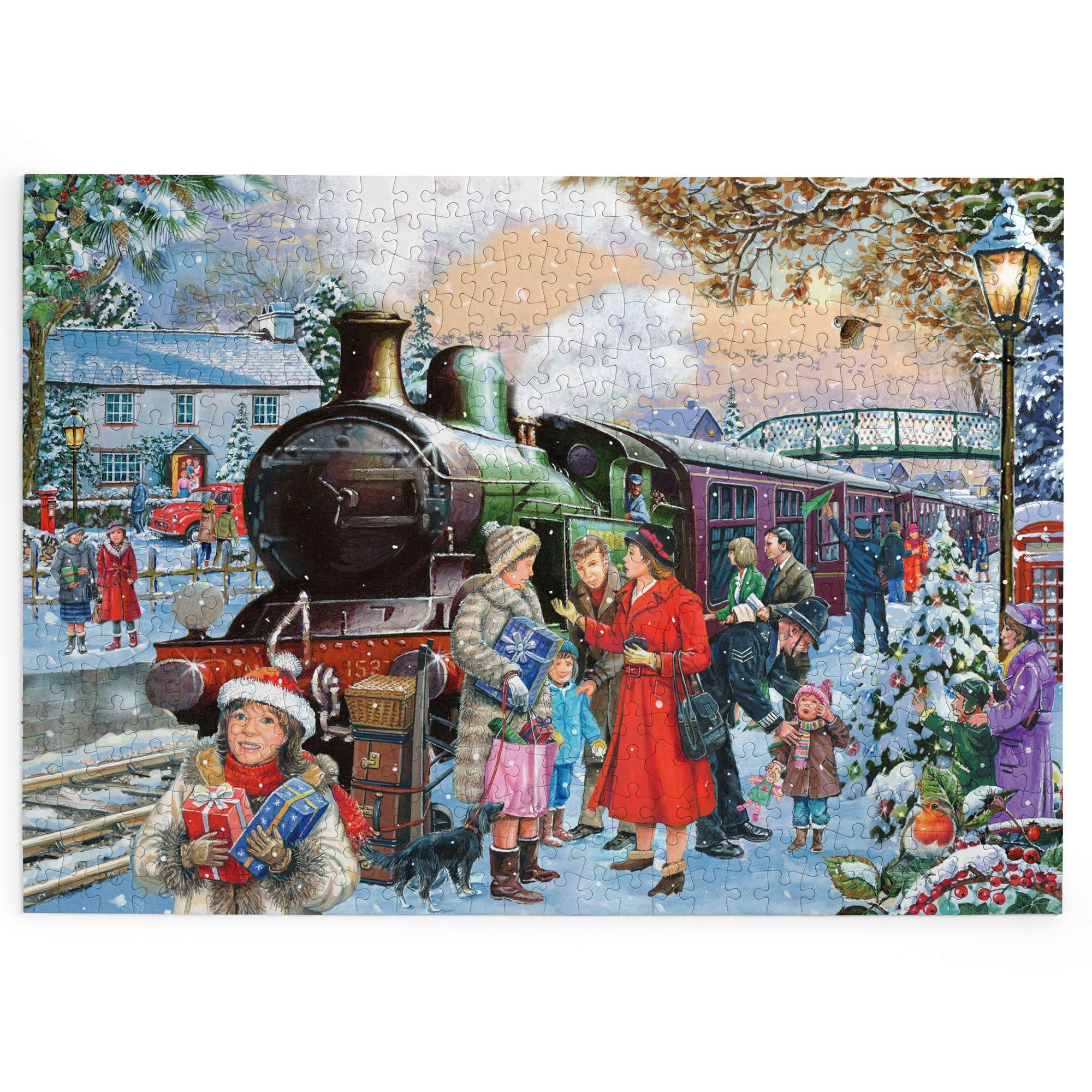 house-of-puzzles-big-500-home-for-christmas-puzzle-500-no-l image 2