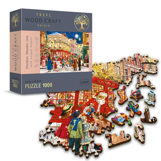 trefl-wood-craft-all-e-de-no-l-puzzle-bois-1000-pi-ces image 1