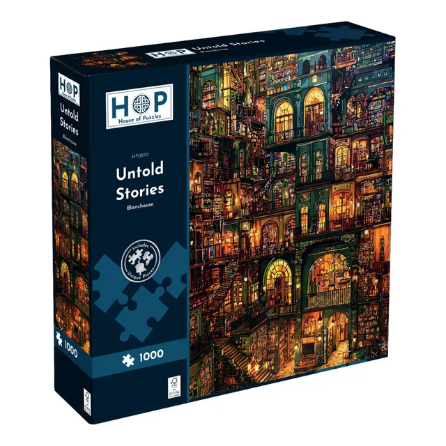 house-of-puzzles-untold-stories-puzzle-1000-pi-ces-biblioth-que image 1