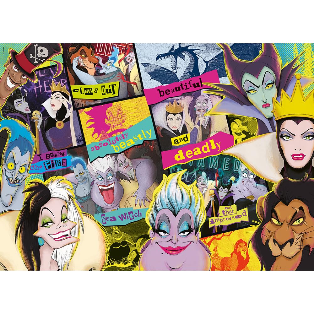 trefl-wood-craft-disney-villains-puzzle-bois-1000-pi-ces image 2