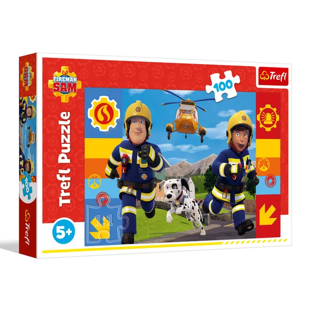 trefl-red-sam-le-pompier-puzzle-100-pi-ces-5-ans-et-plus image 1