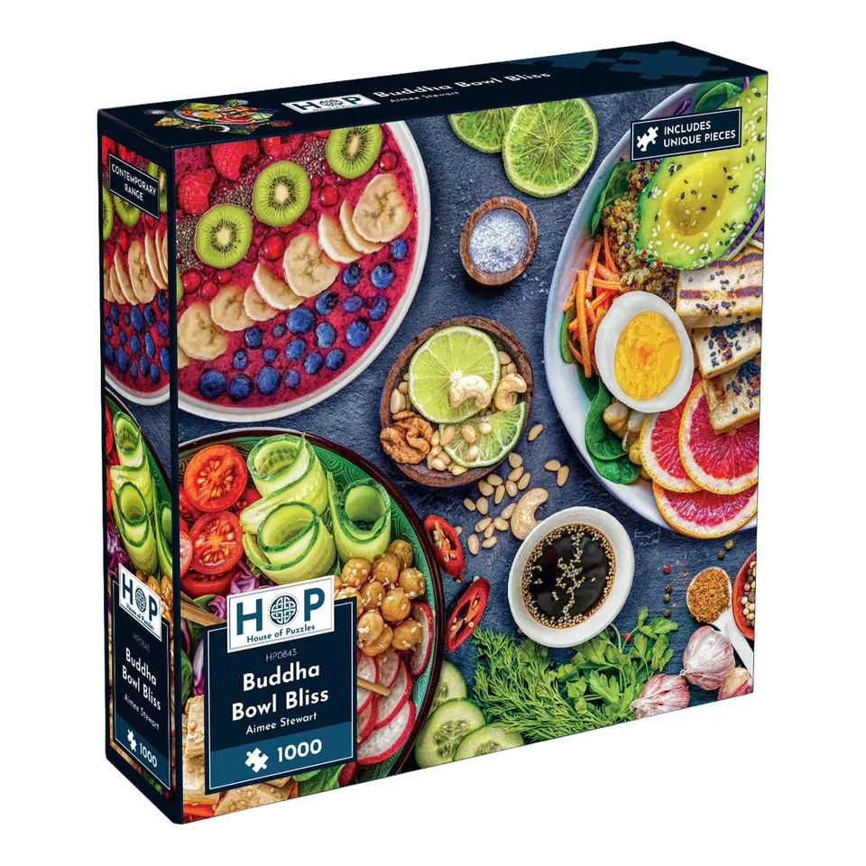 house-of-puzzles-buddha-bowl-bliss-puzzle-1000-pi-ces-photo-food image 1