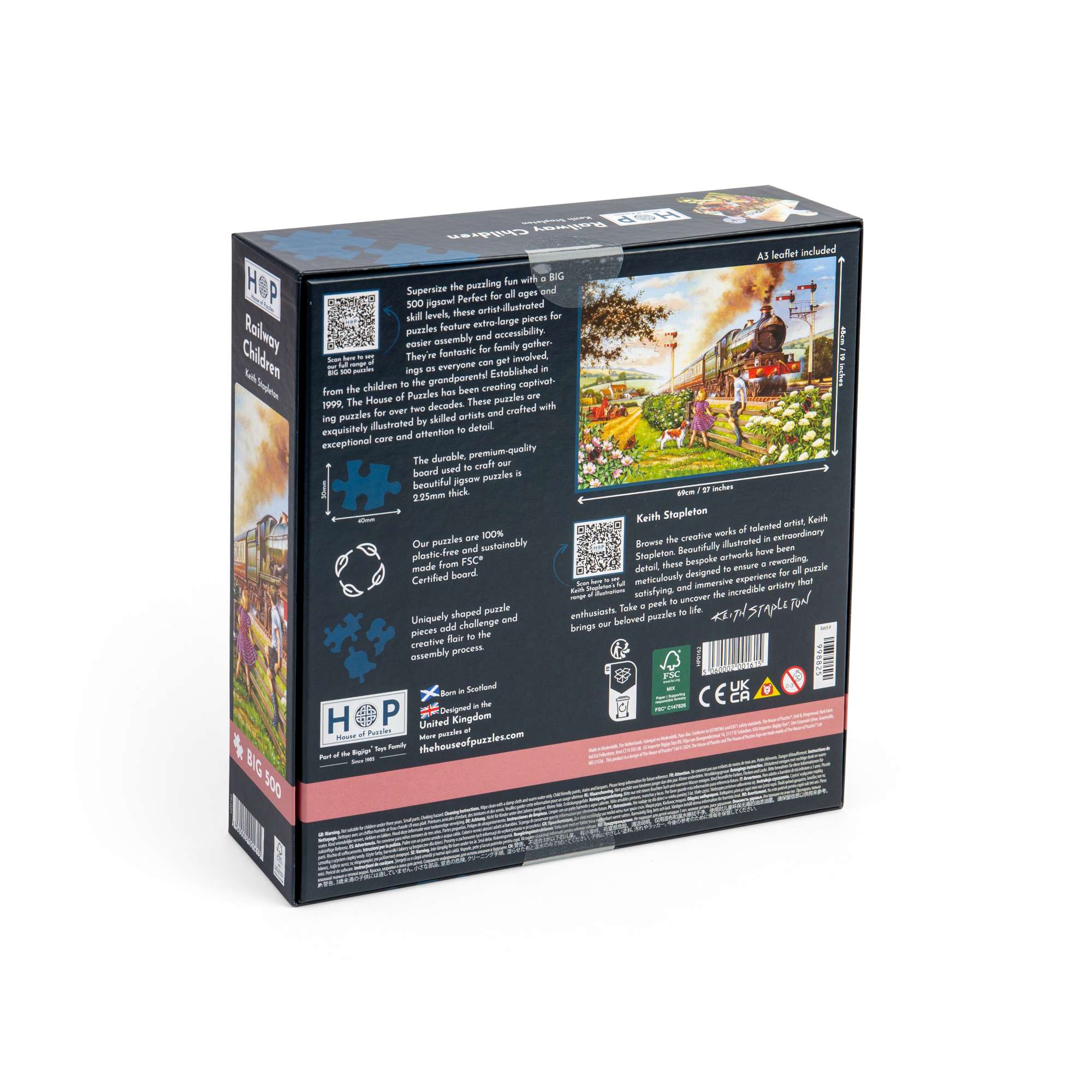 house-of-puzzles-railway-children-puzzle-500-pi-ces-xl-train image 3
