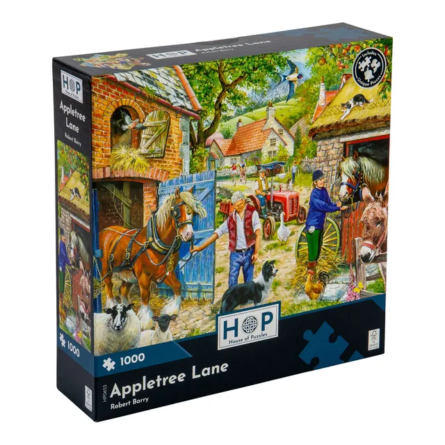 house-of-puzzles-appletree-lane-puzzle-1000-pi-ces-robert-barry image 1