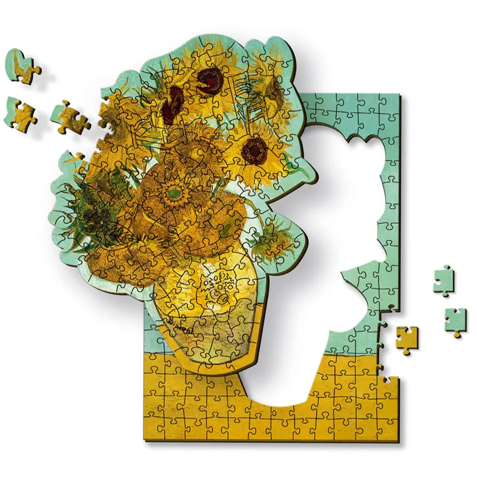 trefl-wood-craft-tournesols-van-gogh-puzzle-bois-200-pi-ces image 1