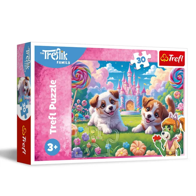 trefl-the-treflik-family-puzzle-30-pi-ces-chiens-3-ans image 1