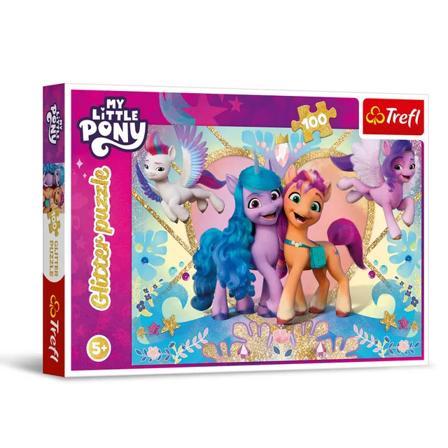 trefl-red-my-little-pony-poneys-brillants-puzzle-100-pi-ces image 1