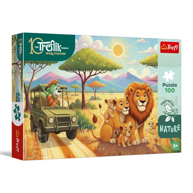 trefl-the-treflik-family-lions-puzzle-100-pi-ces-d-s-5-ans image 1