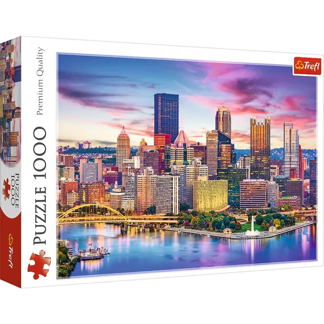 trefl-red-pittsburgh-pennsylvanie-puzzle-ville-1000-pi-ces image 1