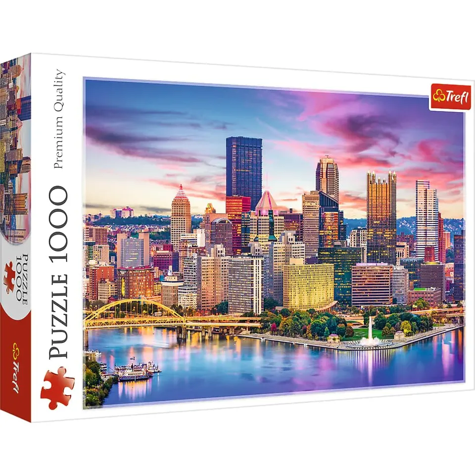 trefl-red-pittsburgh-pennsylvanie-puzzle-ville-1000-pi-ces image 1