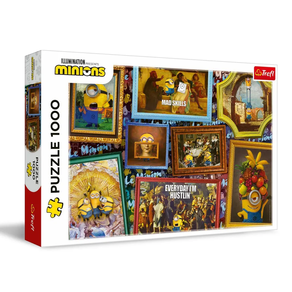 trefl-red-minions-galerie-de-minions-puzzle-1000-pi-ces-collage image 1