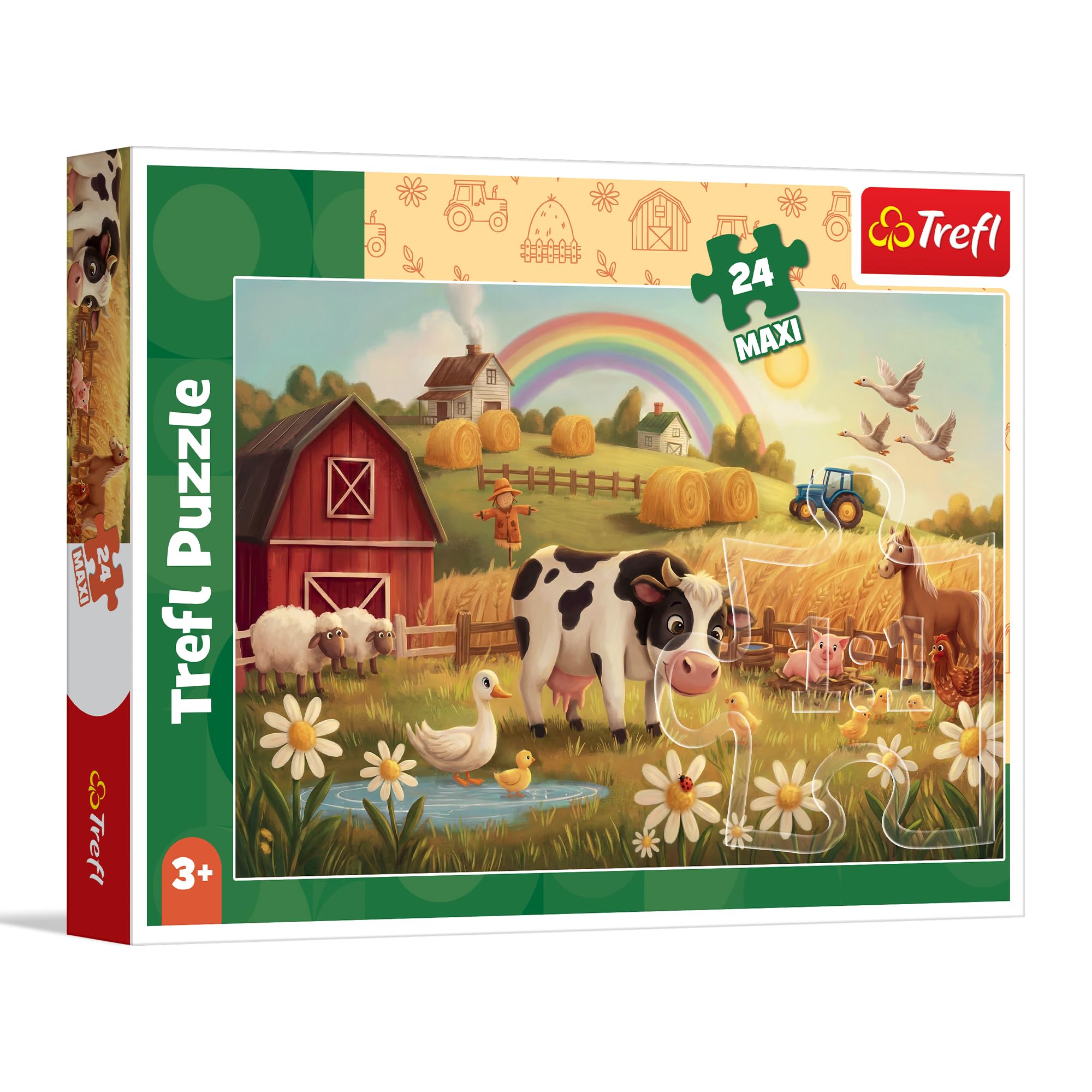 trefl-red-la-vache-la-ferme-puzzle-24-maxi-pi-ces-enfant image 1