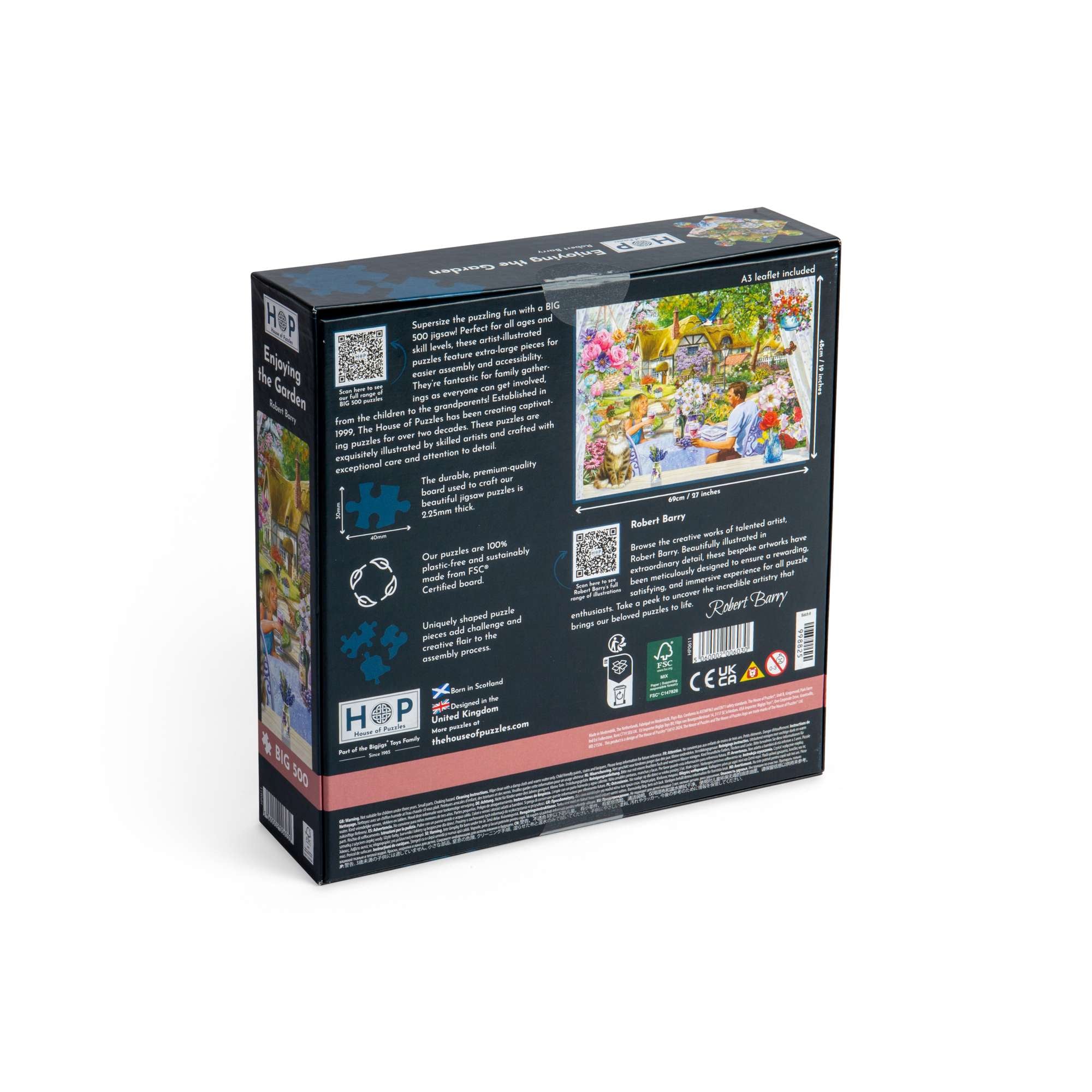 house-of-puzzles-enjoying-the-garden-big-500-puzzle-500-pi-ces-jardin image 3