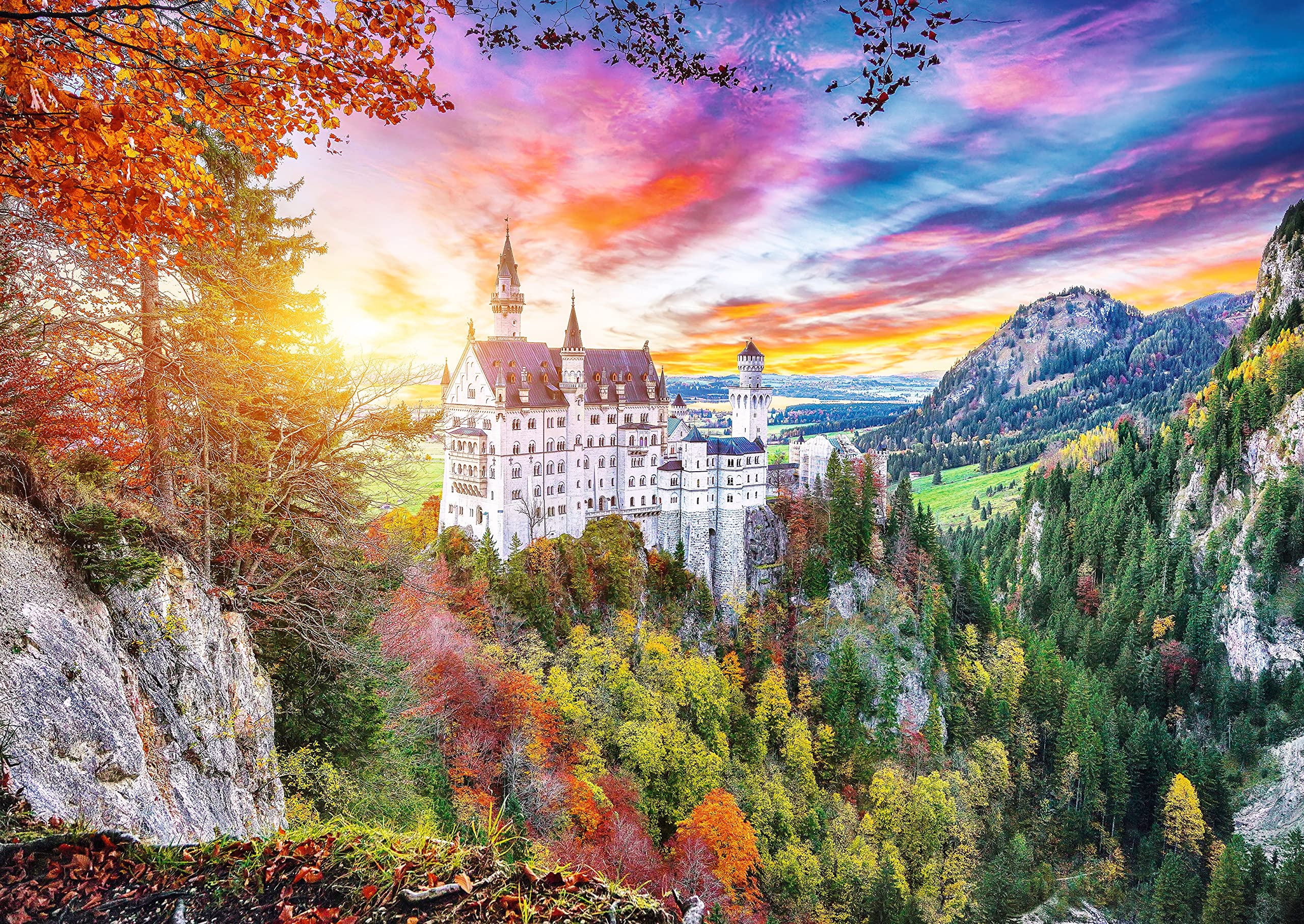 trefl-red-neuschwanstein-puzzle-paysage-500-pi-ces image 2