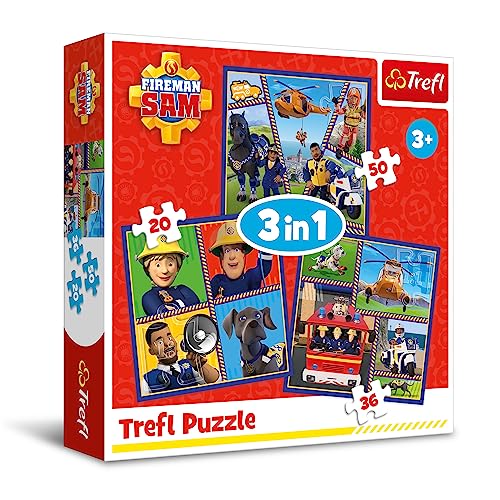 trefl-red-sam-le-pompier-puzzle-3en1-enfant-3-ans image 8