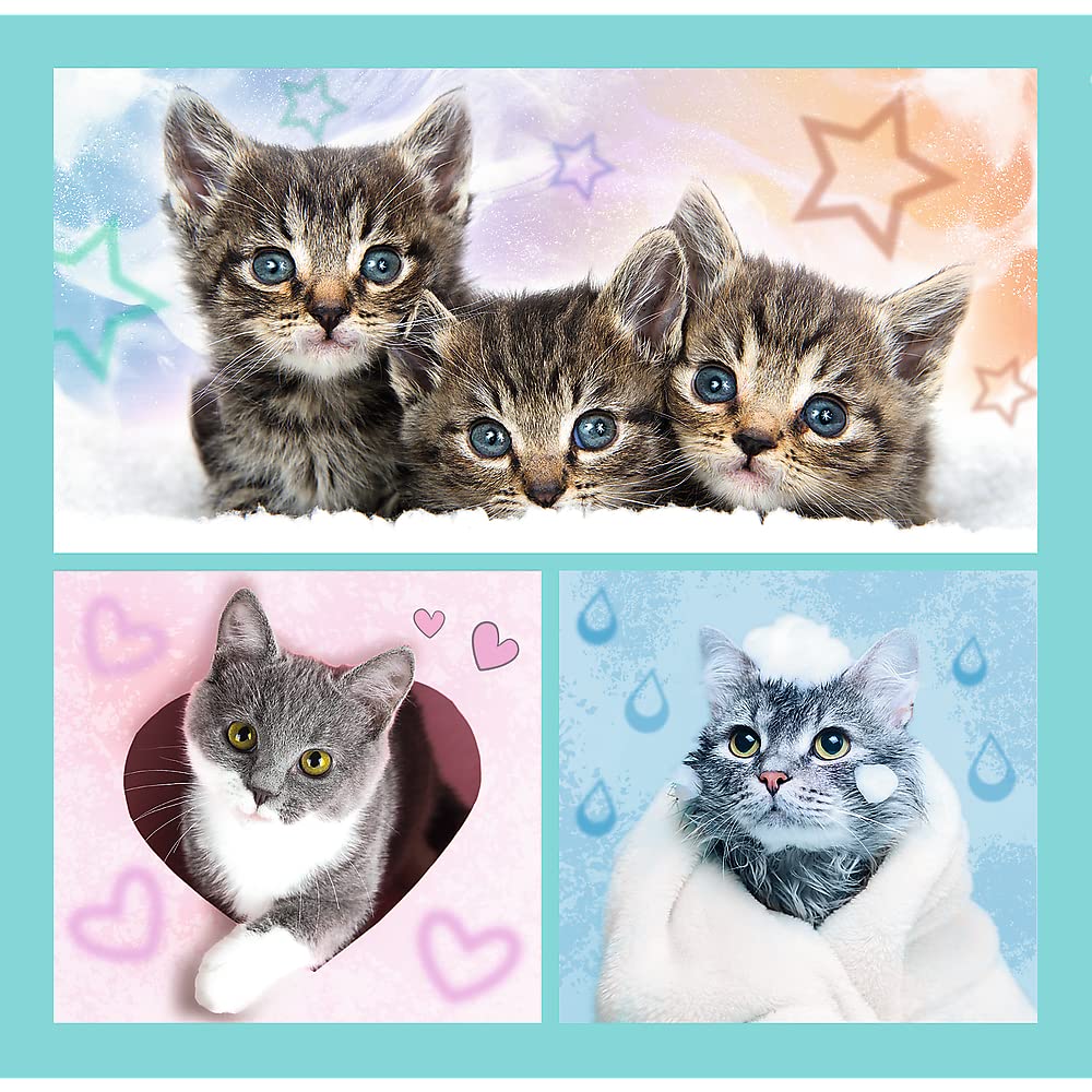 trefl-puzzle-3en1-20-50-pi-ces-animaux-doux-chats image 6