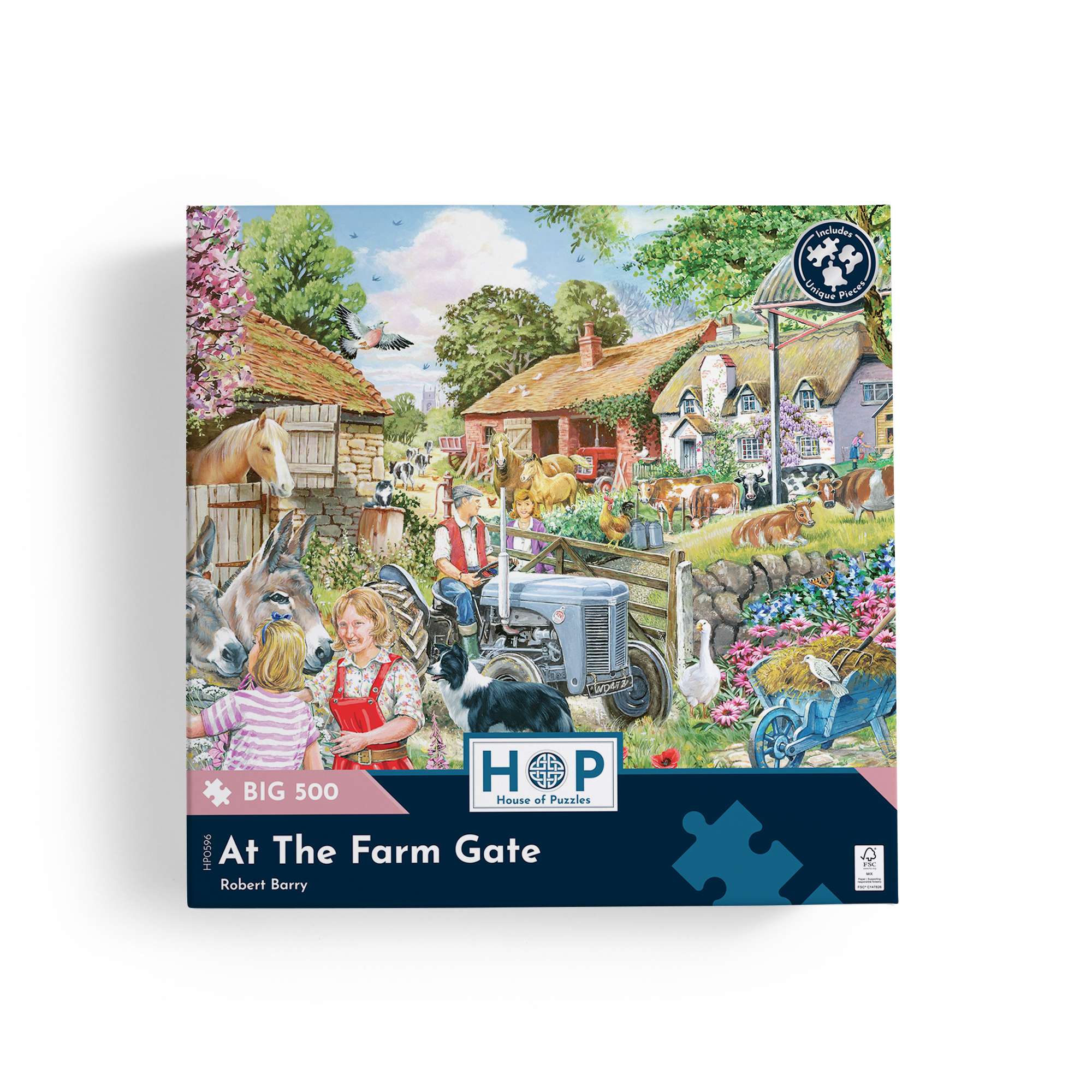 house-of-puzzles-at-the-farm-gate-puzzle-500-pi-ces-xl-ferme image 4