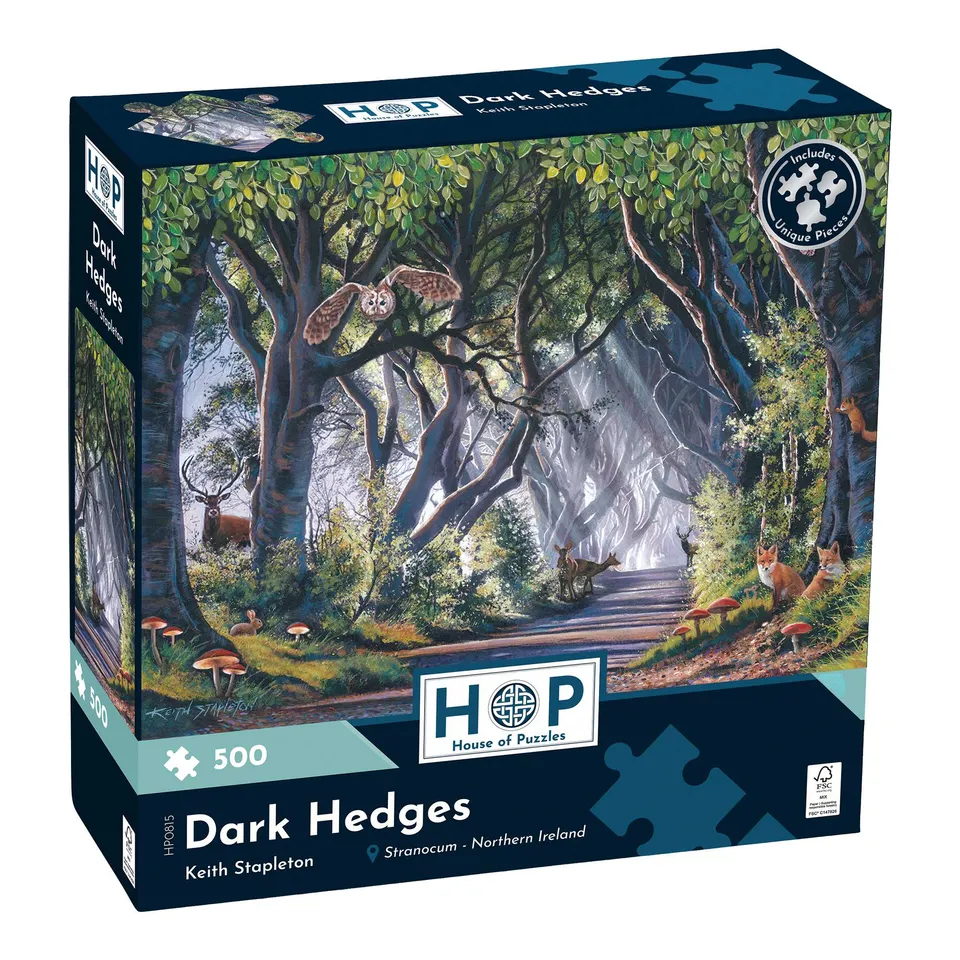 house-of-puzzles-500-puzzle-500-pi-ces-dark-hedges-nuit image 1