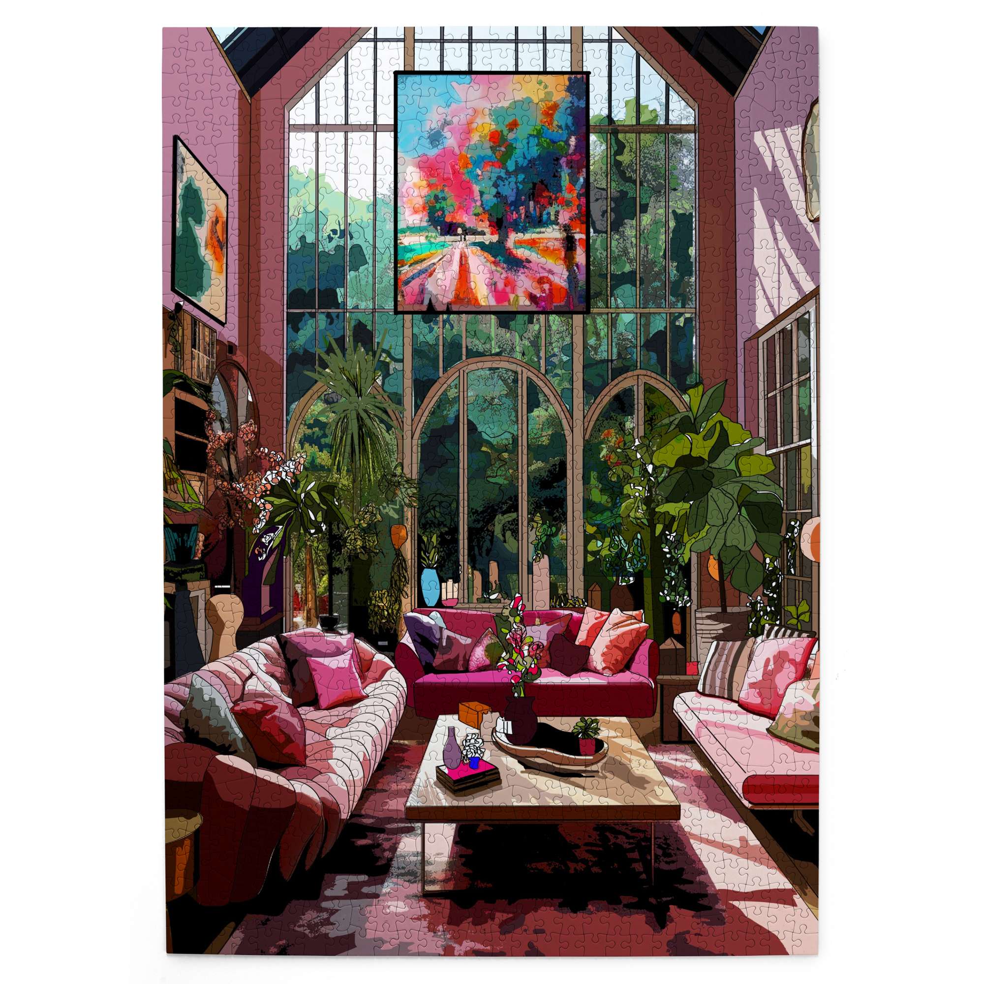 house-of-puzzles-miami-living-puzzle-1000-pi-ces-salon-rose image 2