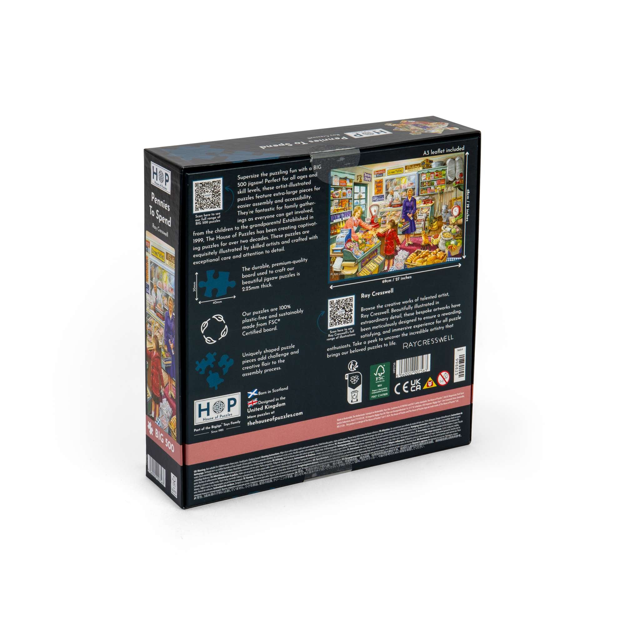 house-of-puzzles-big-500-puzzle-500-pi-ces-pennies-to-spend-xl image 3