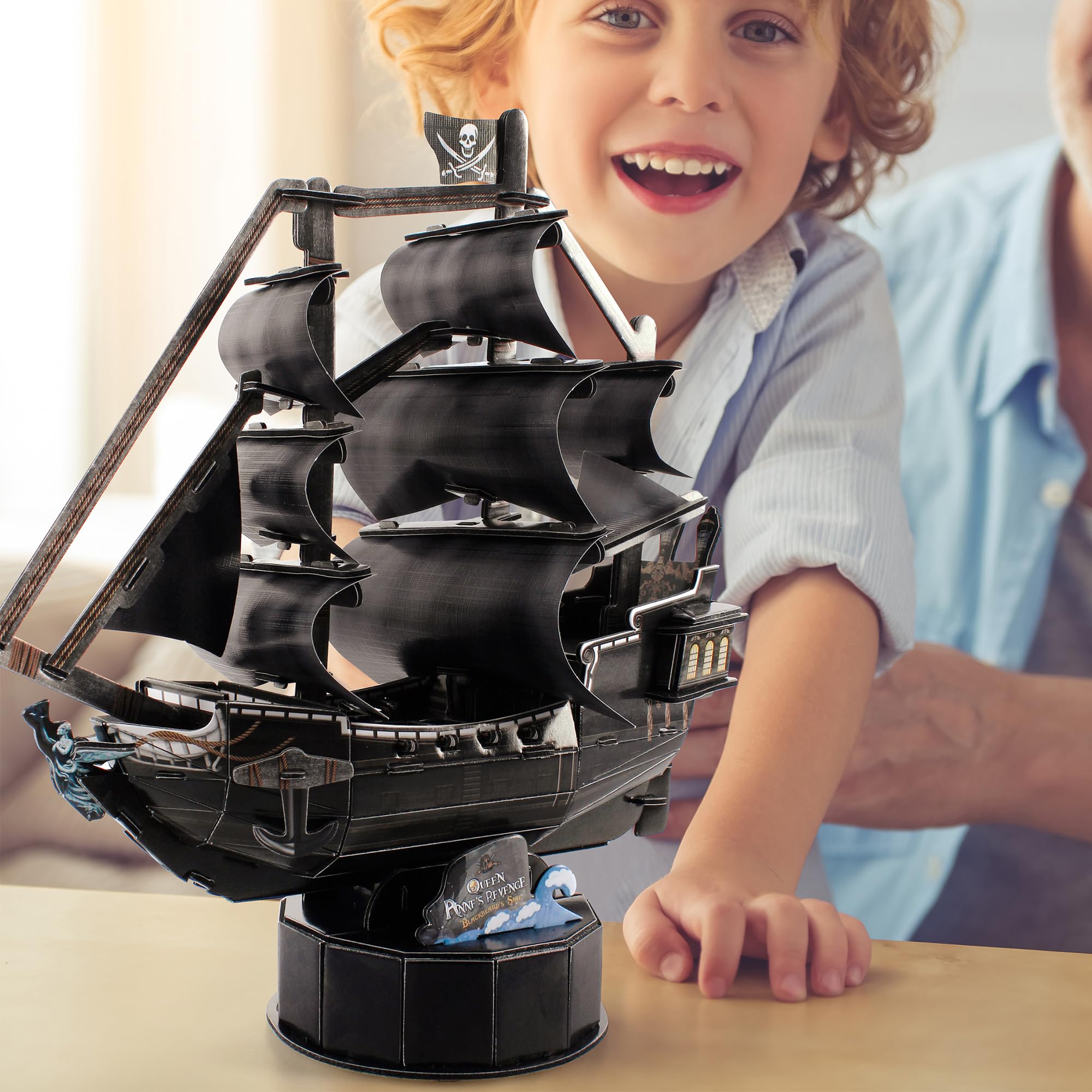 explora-maquettes-3d-bateau-pirate-queen-anne-puzzle-100-pi-ces image 5