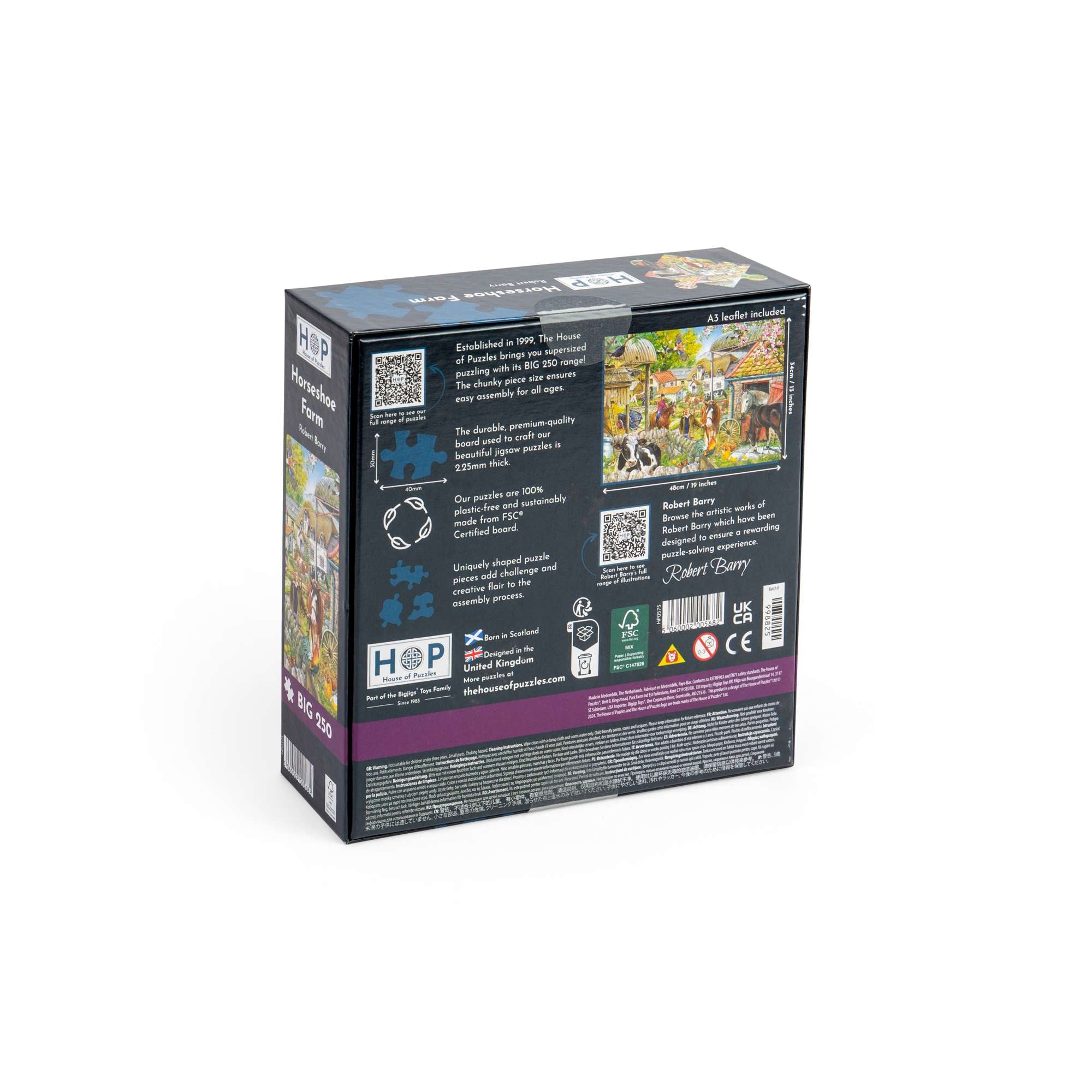 house-of-puzzles-big-250-puzzle-250-pi-ces-horseshoe-farm-ferme-enfants image 3
