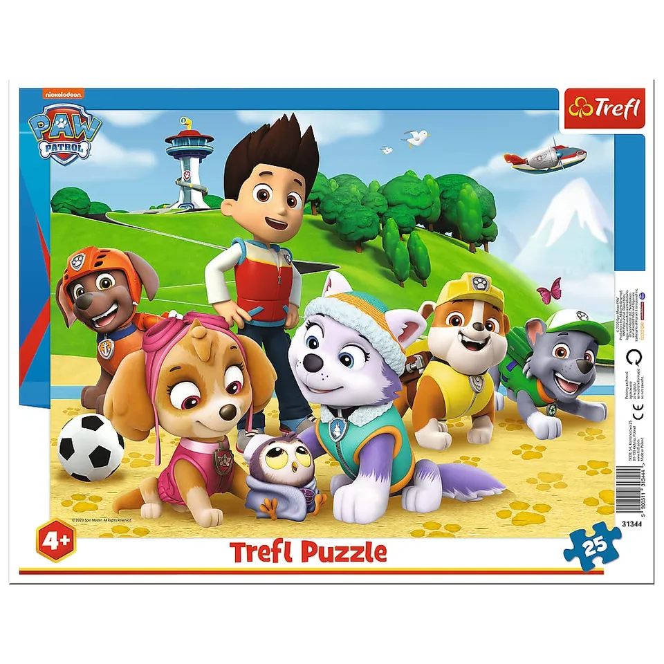 trefl-red-pat-patrouille-puzzle-cadre-25-pi-ces-4-ans image 1