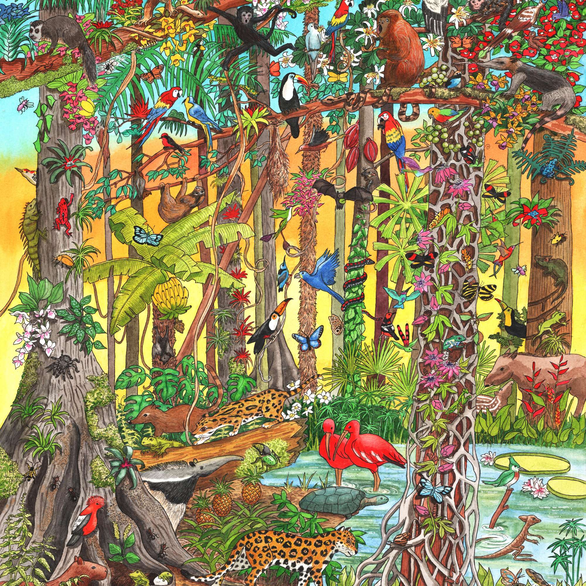 house-of-puzzles-animal-antics-puzzle-100-pi-ces-animaux image 2
