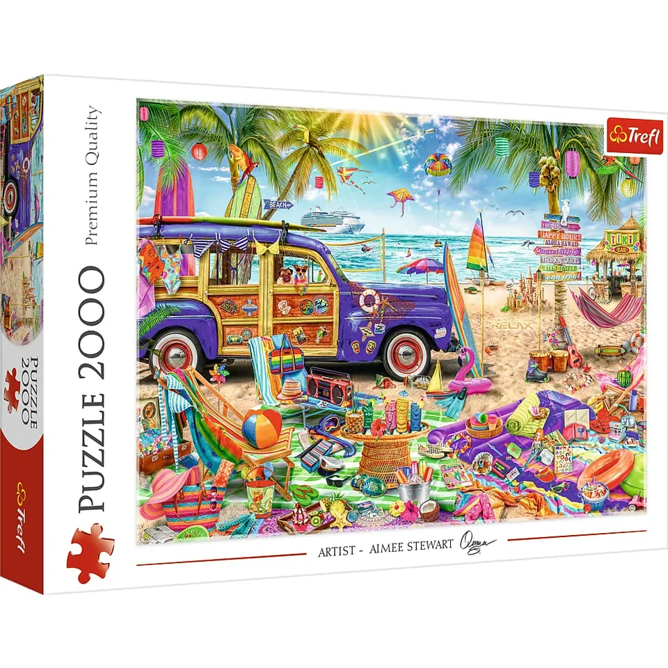 trefl-red-tropenurlaub-puzzle-2000-pi-ces-adulte image 1