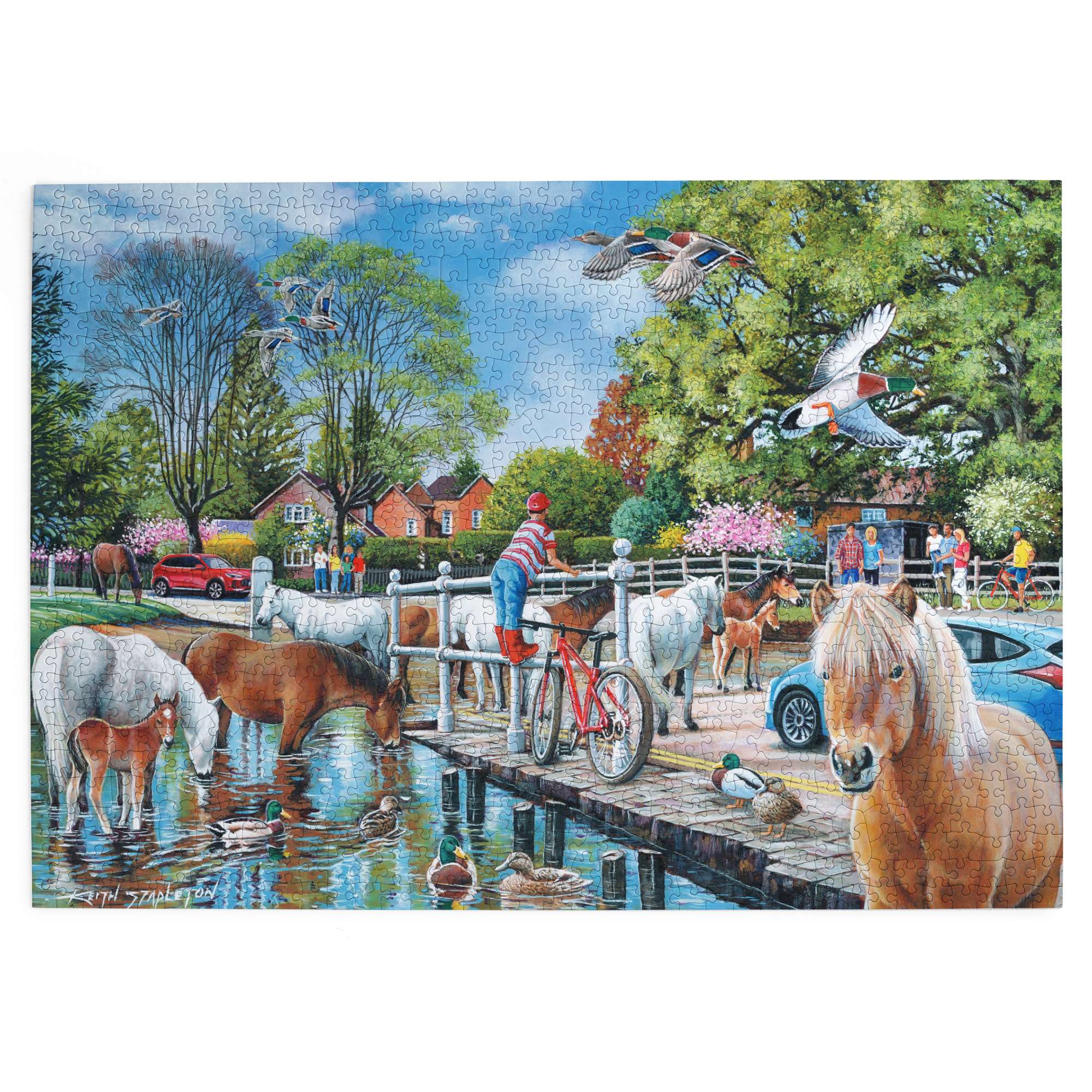 house-of-puzzles-new-forest-ponies-puzzle-1000-pi-ces-chevaux image 2
