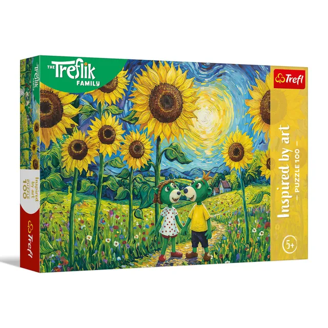 trefl-the-treflik-family-tournesols-puzzle-100-pi-ces-5-ans image 1