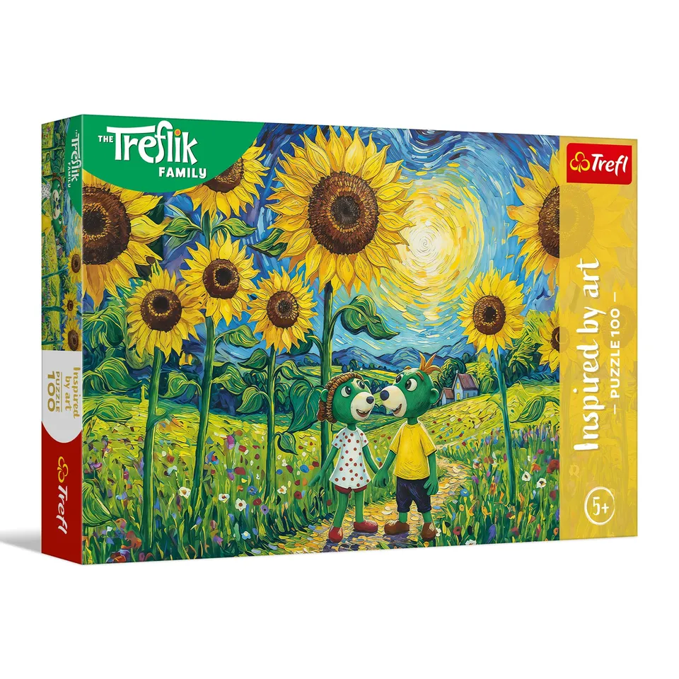 trefl-the-treflik-family-tournesols-puzzle-100-pi-ces-5-ans image 1