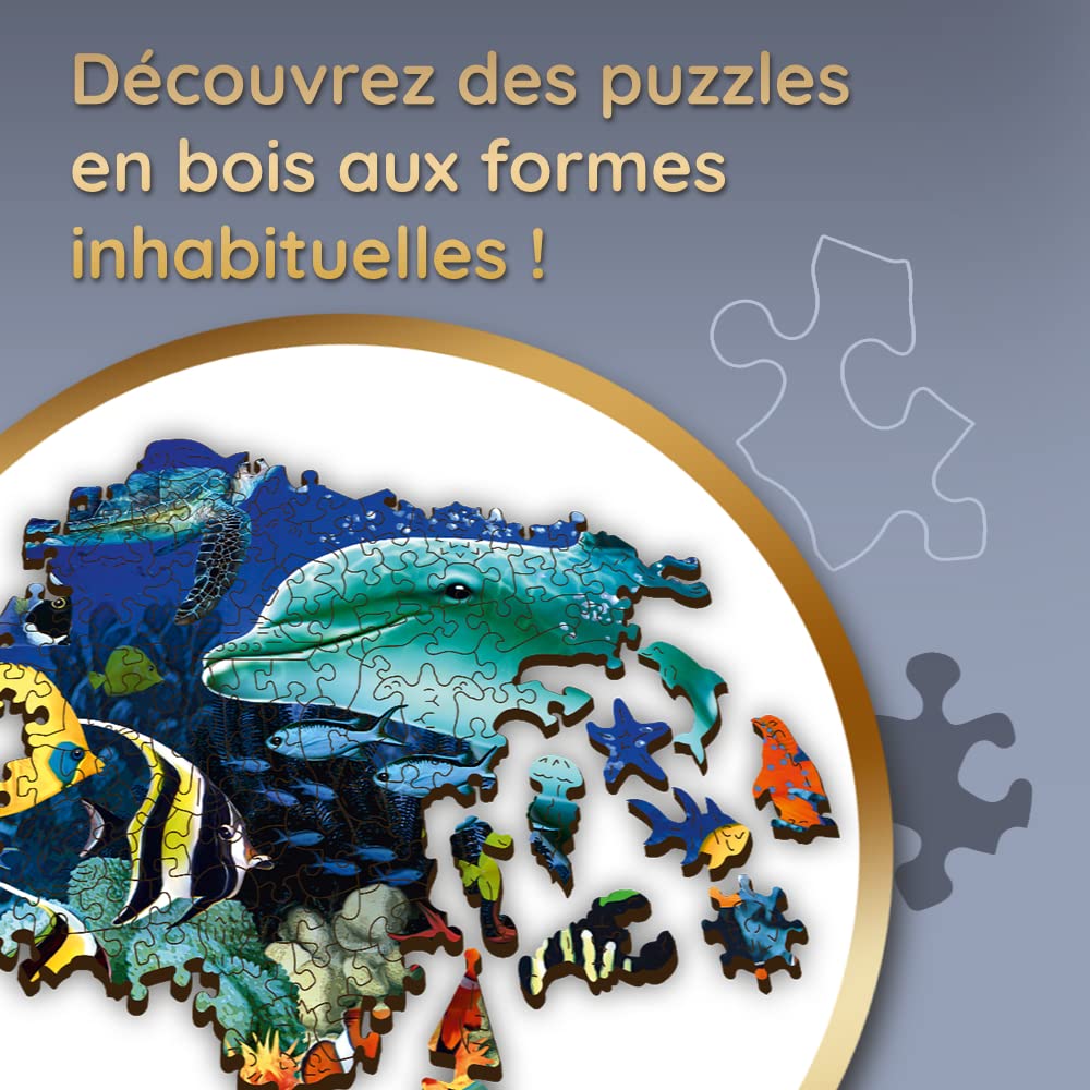 trefl-wood-craft-vie-marine-puzzle-en-bois-501-pi-ces-50-figures image 4