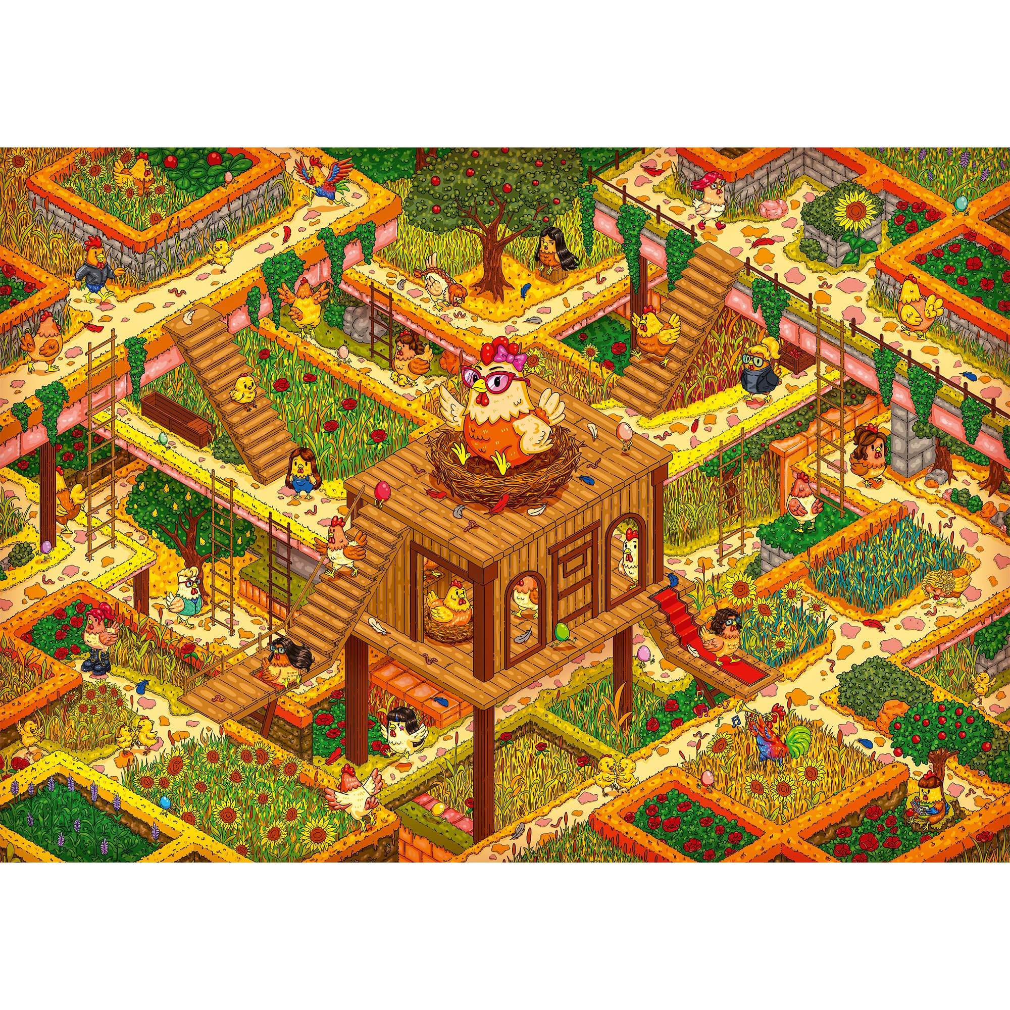 trefl-premium-plus-labyrinthe-poulets-puzzle-500-pi-ces-10-ans image 2