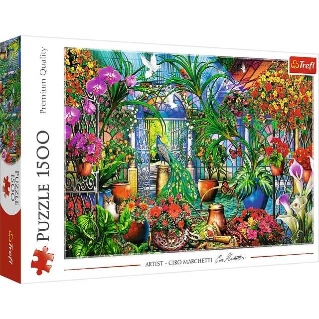 trefl-red-jardin-secret-puzzle-1500-pi-ces-ciro-marchetti image 1