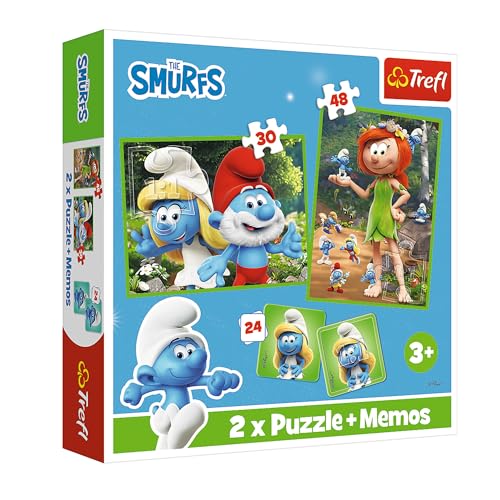 trefl-red-schtroumpfs-3-en-1-puzzle-30-48-pi-ces-memory image 8